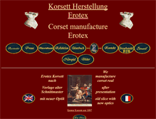 Tablet Screenshot of erotex-korsett.de