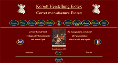 Desktop Screenshot of erotex-korsett.com